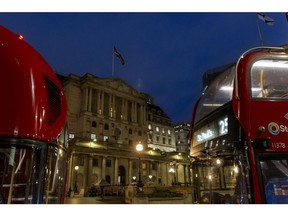 The Bank of England in London.