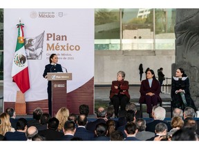 Claudia Sheinbaum speaks during a press conference in Mexico City, Mexico, on Jan. 13. Photographer: Stephania Corpi/Bloomberg