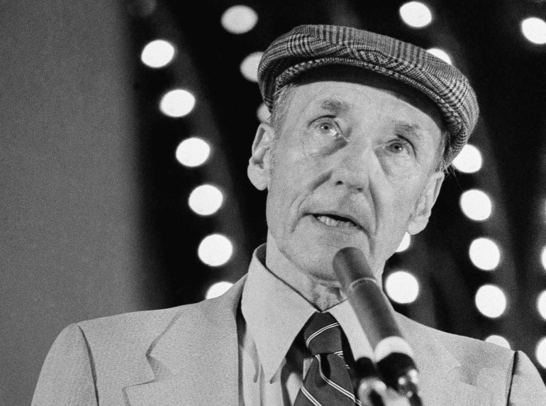 William S. Burroughs is pictured at the 10th International Paris Book Fair March 23, 1990. (AP Photo/Michel Lipchitz)