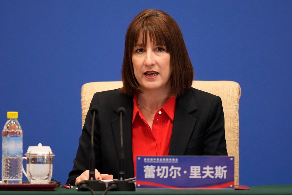 Rachel Reeves at the China-UK Financial Services Summit.