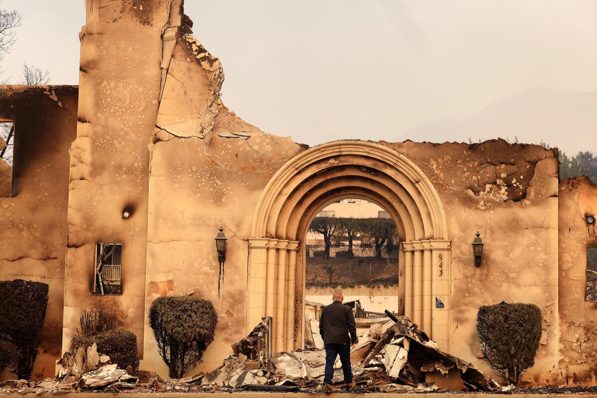 Altadena Community Church burned down