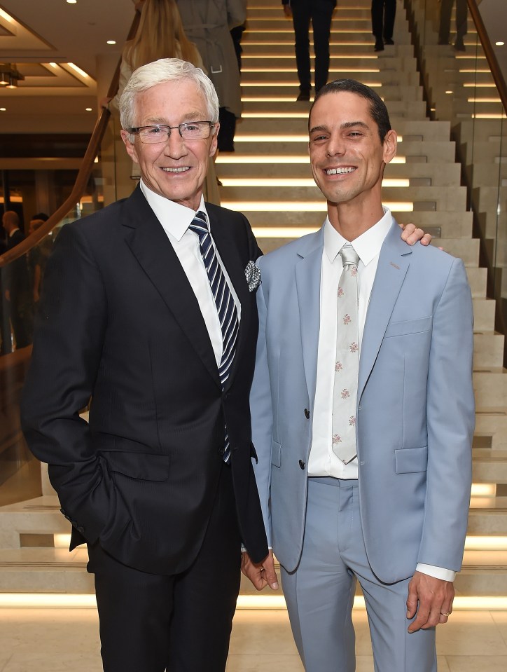 Paul O'Grady and Andre Portasio at the Royal Opera House reopening.