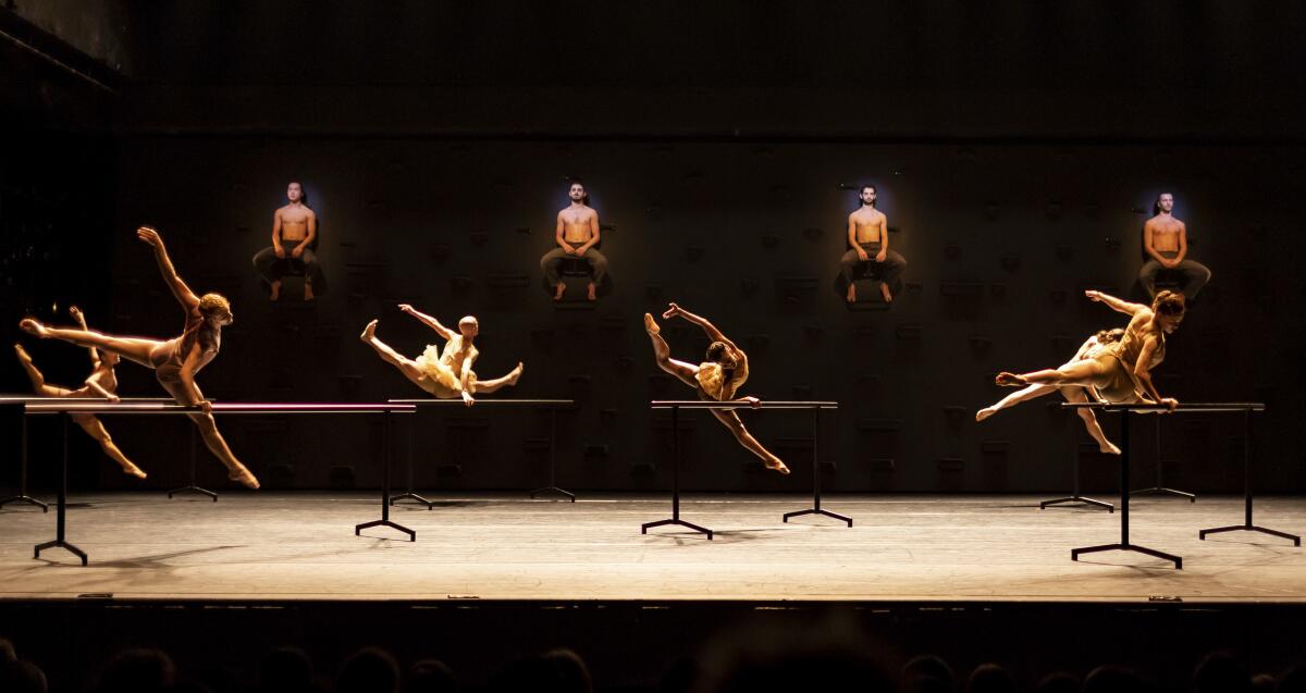 Batsheva Dance Company, who is performing their piece "Momo" at the Music Center.