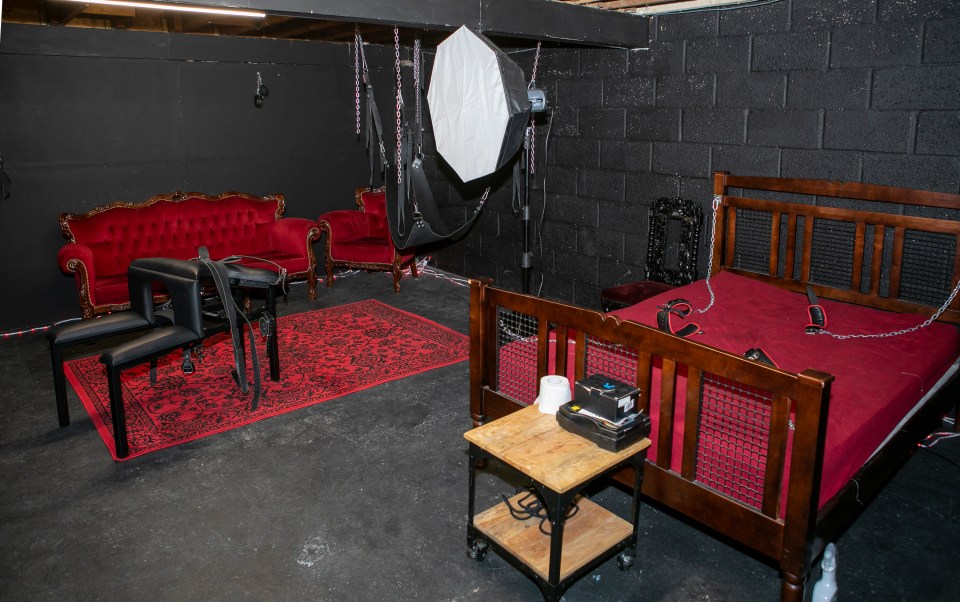 Pornography studio set.