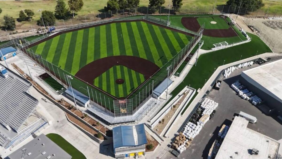 La Mirada's $20 million baseball field will be opened with a game on Feb. 22.