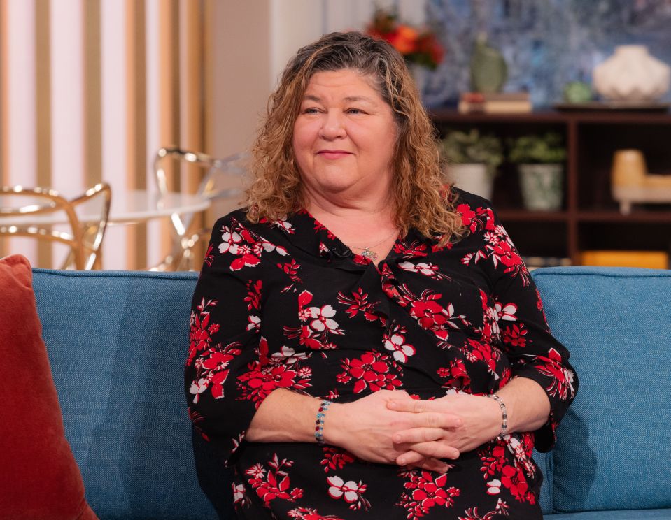 Cheryl Fergison on the This Morning TV show.