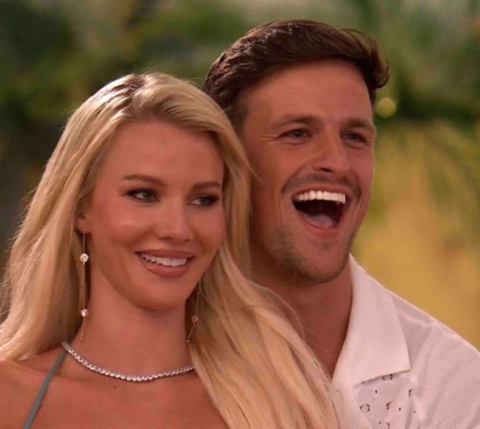 Grace Jackson and Luca Bish on ITV2 Love Island All Stars.