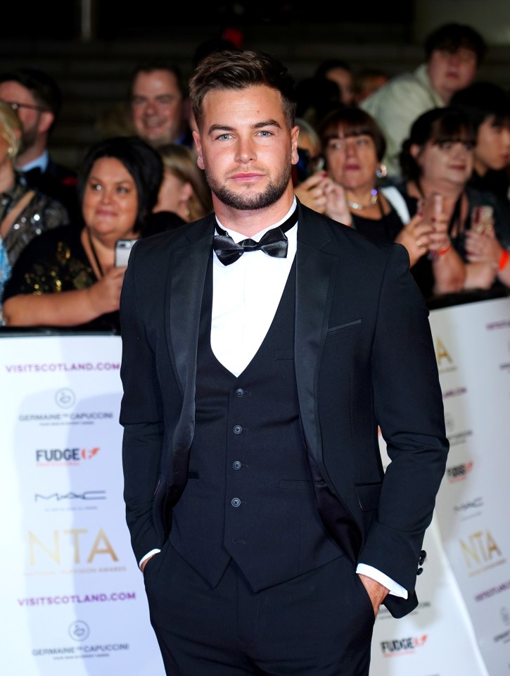 Chris Hughes at the National Television Awards.