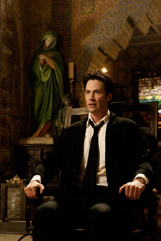 Keanu Reeves as John Constantine in Constantine.