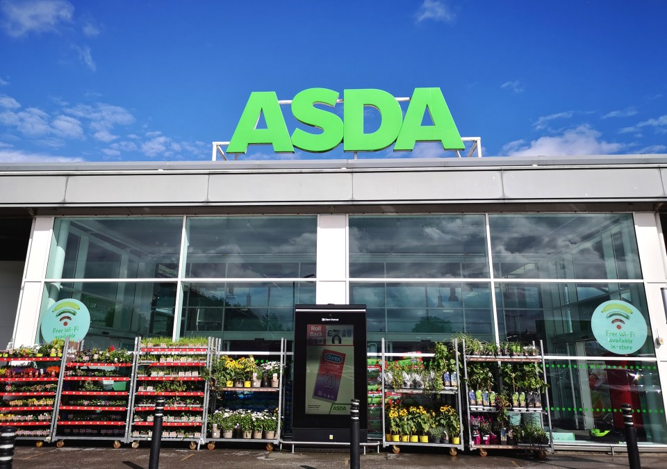 Asda supermarket exterior.