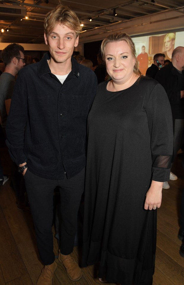 Charlie Cooper and Daisy May Cooper at a screening.