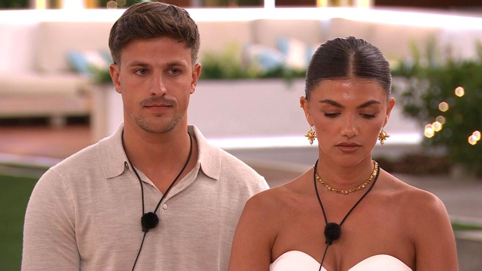 Luca Bish and Samie Elishi from Love Island: All Stars.