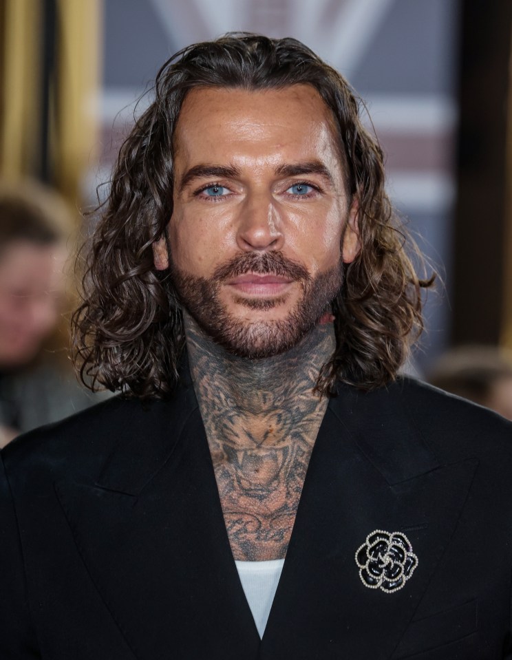 Pete Wicks at the Pride of Britain Awards.