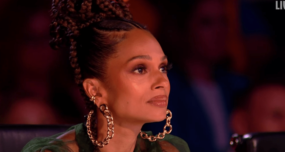 Alesha Dixon on a judging panel.