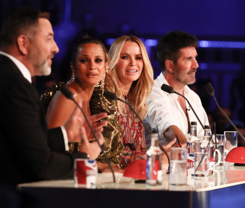 Judges at the Britain's Got Talent television show.