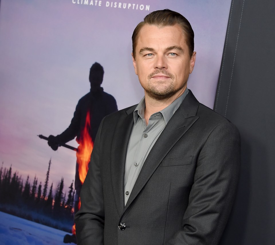 Leonardo DiCaprio at the premiere of HBO's "Ice on Fire".