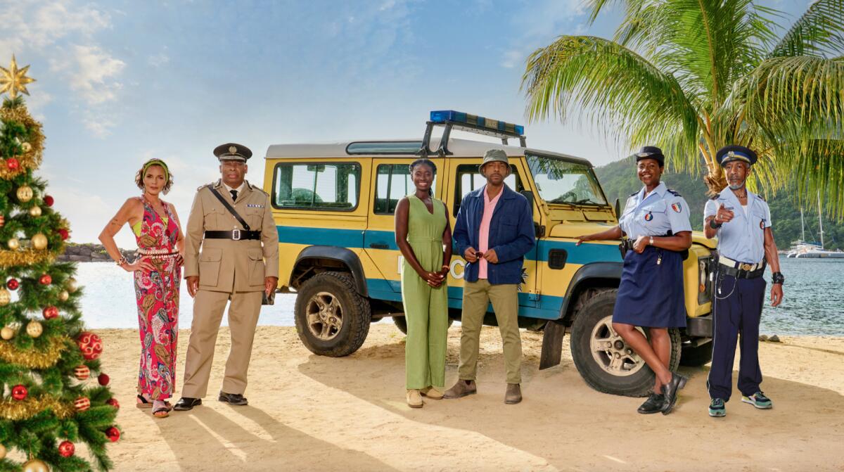 The cast of "Death in Paradise."