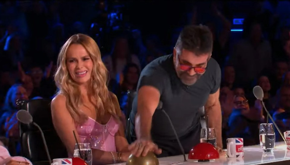 Britain's Got Talent judges at the judges' table.