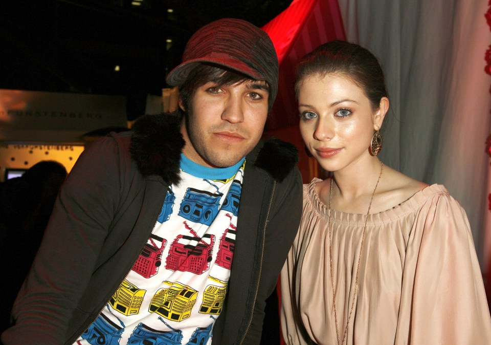 Pete Wentz and Michelle Trachtenberg at an event.