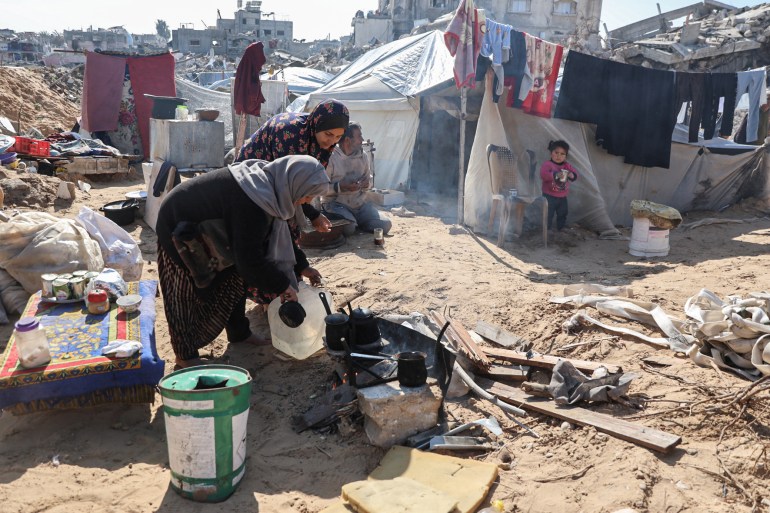 Beit Lahia water crisis February 2025