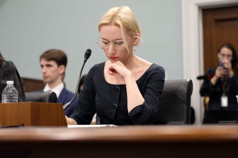 Maria Kucherenko at a US Congress hearing-1740397635