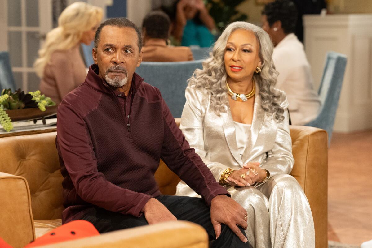 Clifton Davis and Tamara Tunie in "Beyond the Gates."