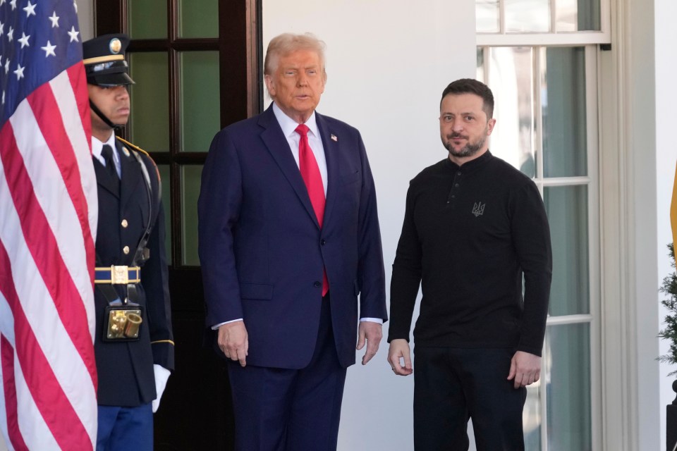 President Donald Trump and President Volodymyr Zelenskyy at the White House.