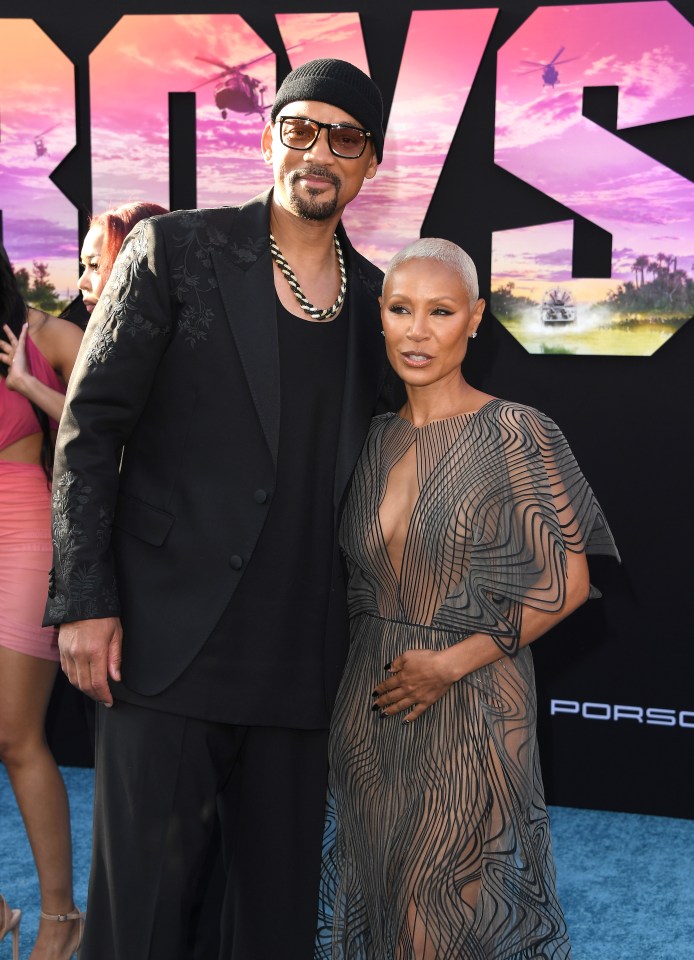 Will and Jada Pinkett Smith at the premiere of Bad Boys: Ride or Die.