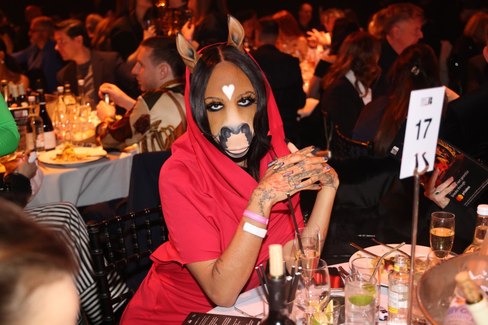 HorsegiirL at the BRIT Awards 2025.