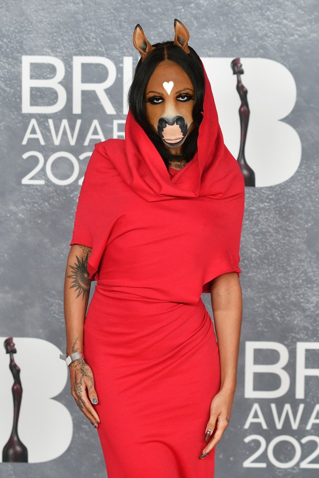 HorsegiirL at the BRIT Awards 2025.