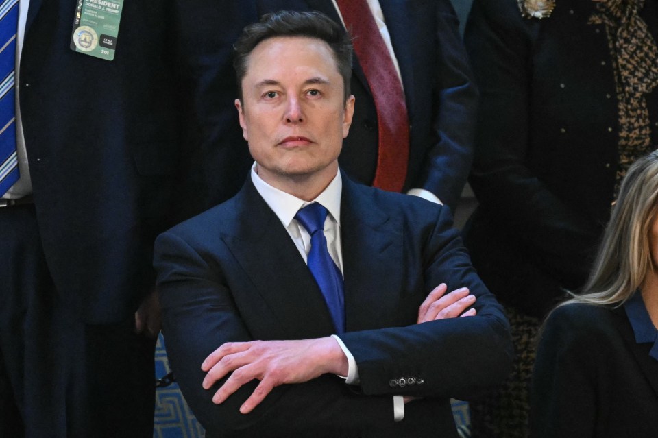 Elon Musk at a joint session of Congress.