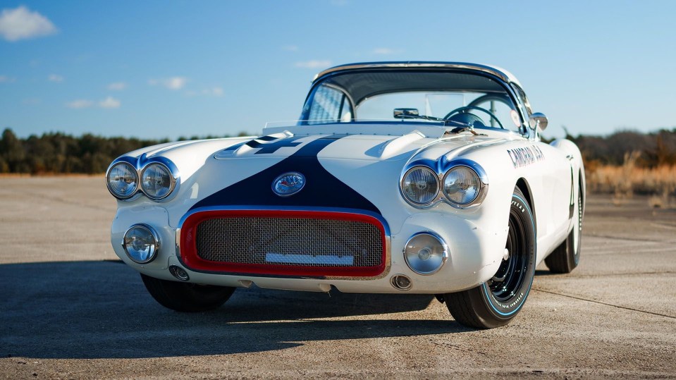 Restored 1960 Chevrolet Corvette race car.