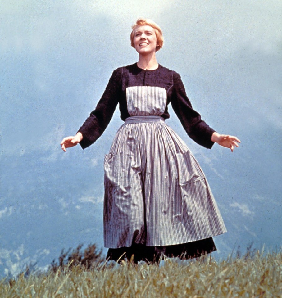 Julie Andrews in The Sound of Music.