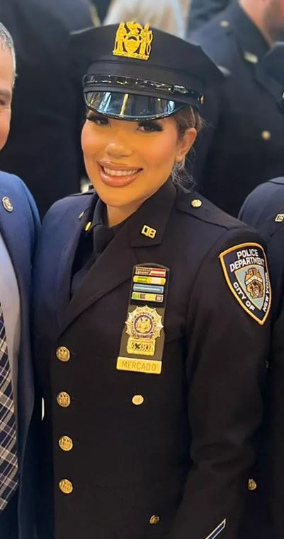 NYPD officer Melissa Mercado in uniform.