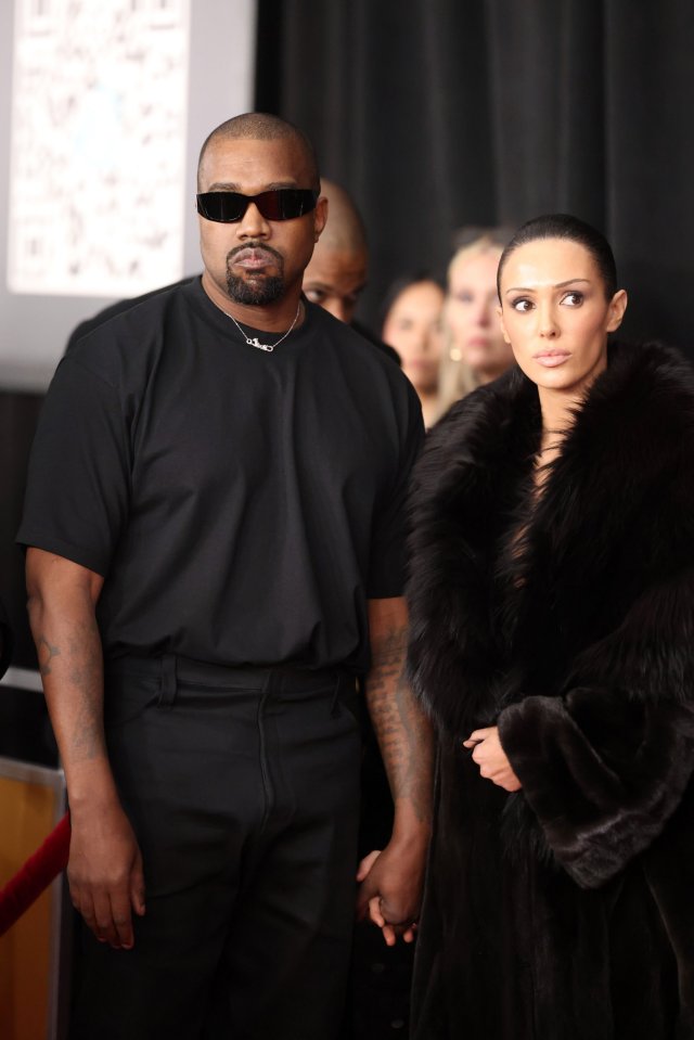 Kanye West and Bianca Censori at the 67th Annual Grammy Awards.