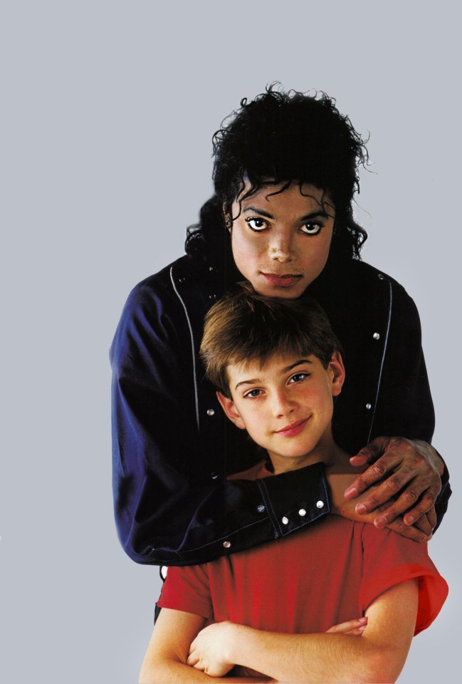 Michael Jackson with James Safechuck.