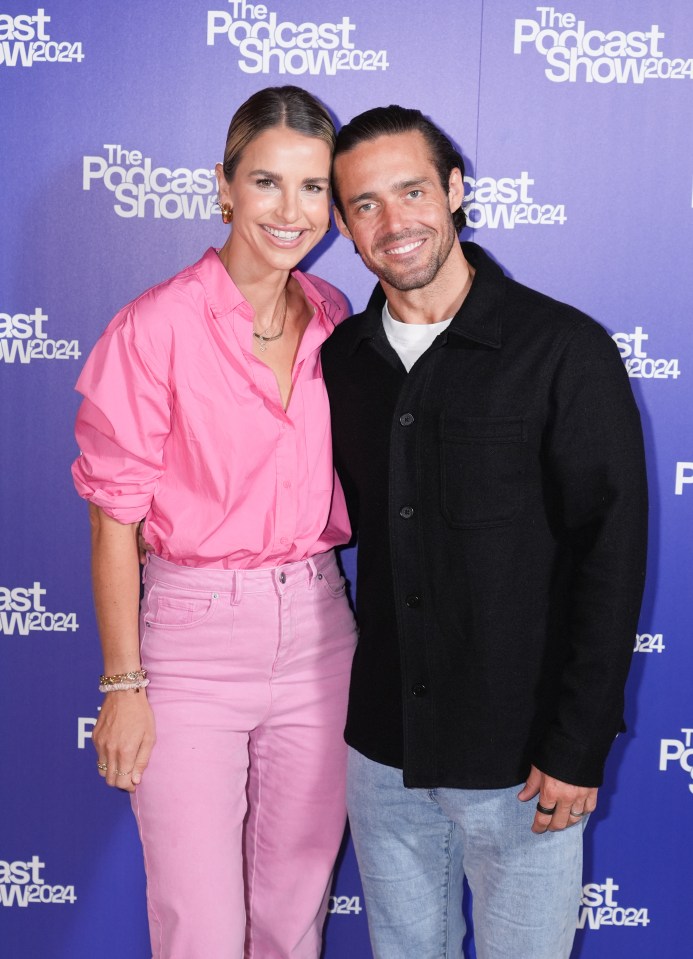 Vogue Williams and Spencer Matthews at The Podcast Show.