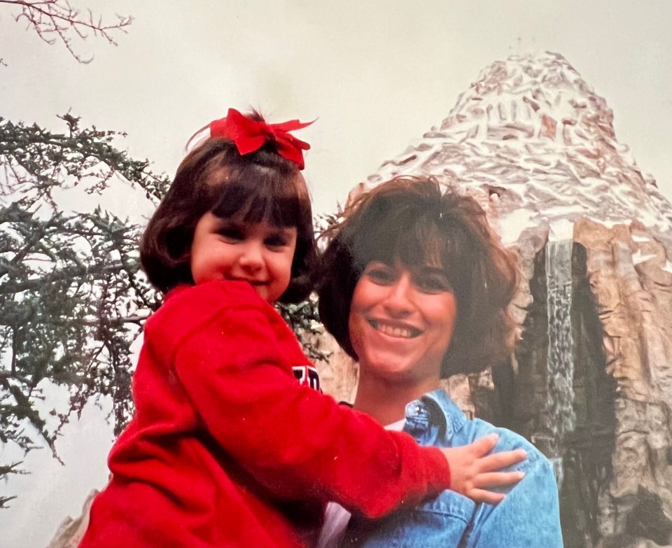 Photo of a grandmother and granddaughter.