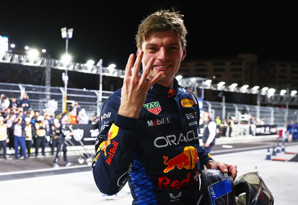 Max Verstappen has won his fourth world title