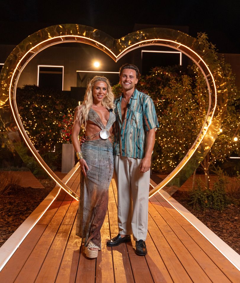 Gabby Allen and Casey O'Gorman at the Love Island: All Stars final in South Africa.