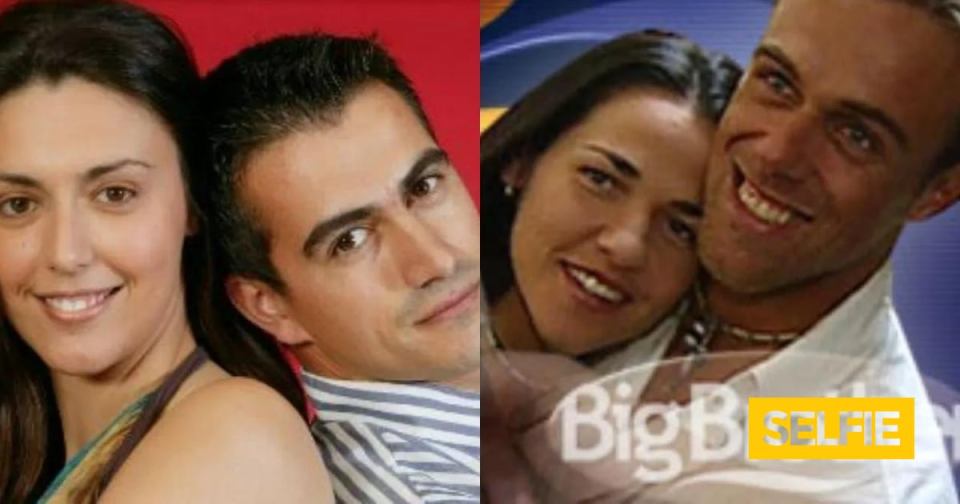 Collage of Sergio and Veronica from Big Brother Portugal season 2.