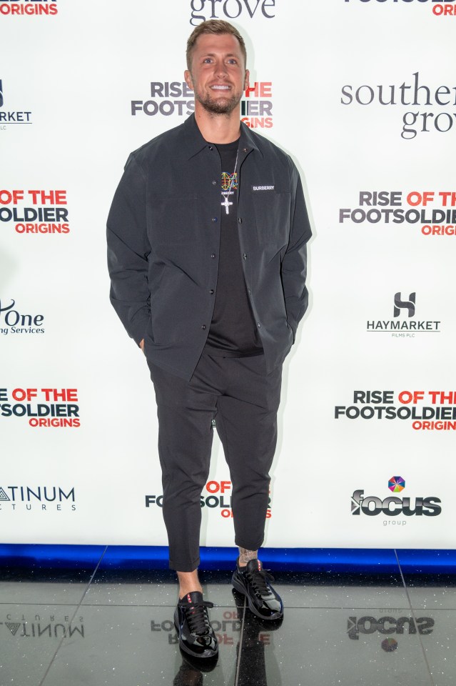 Dan Osbourne at the Rise of The Footsoldier Origins premiere.