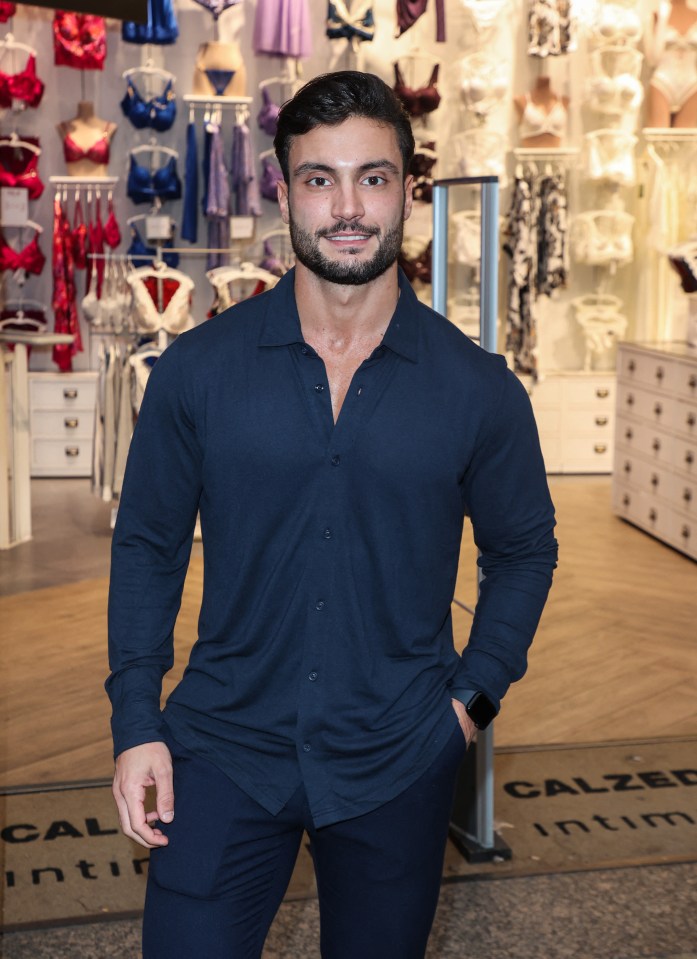 Davide Sanclimenti at the AW23 Intimissimi Uomo Launch Party.