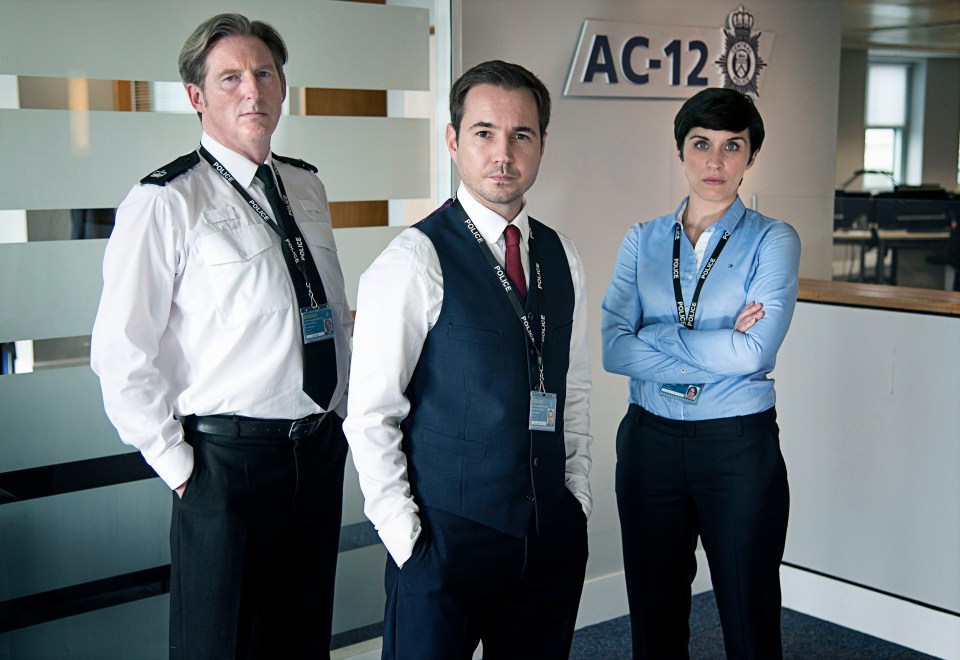 Superintendent Ted Hastings, Detective Sergeant Steve Arnott, and Detective Constable Kate Fleming of AC-12.