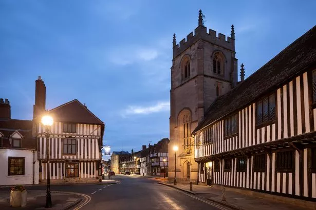 The Guild Chapel, Shakespeare's Schoolroom & Guildhall, Stratford-upon-Avon, Warwickshire, England 

The Guild Chapel of the Holy Cross is a chapel of 13th century origins. The chapel is located on Church Street, opposite William Shakespeare's home, New Place

Photograph taken early morning on 12th October 2022