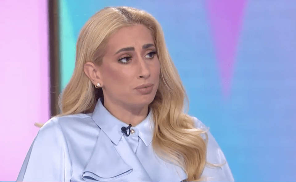 Stacey Solomon on Loose Women.