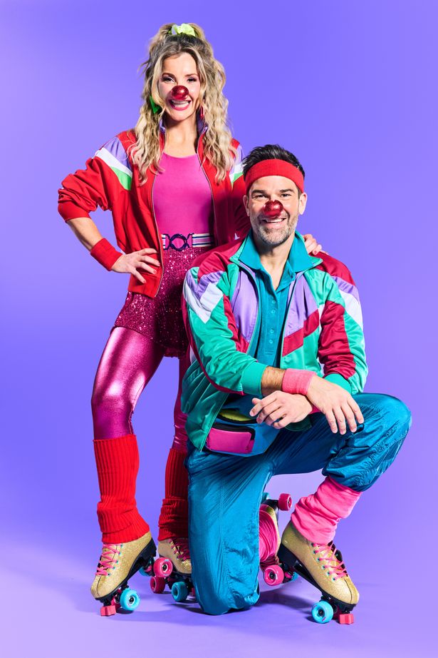 Helen Skelton and Gethin Jones are gearing up to skate for 24 hours straight for Comic Relief