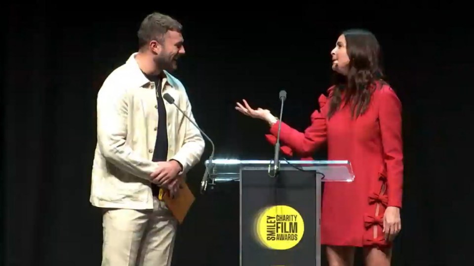 Smiley Charity Film Awards 2025, Lisa Snowdon and Curtis Pritchard