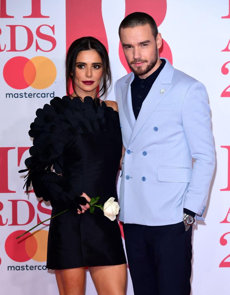 Cheryl and Liam Payne at the Brit Awards.