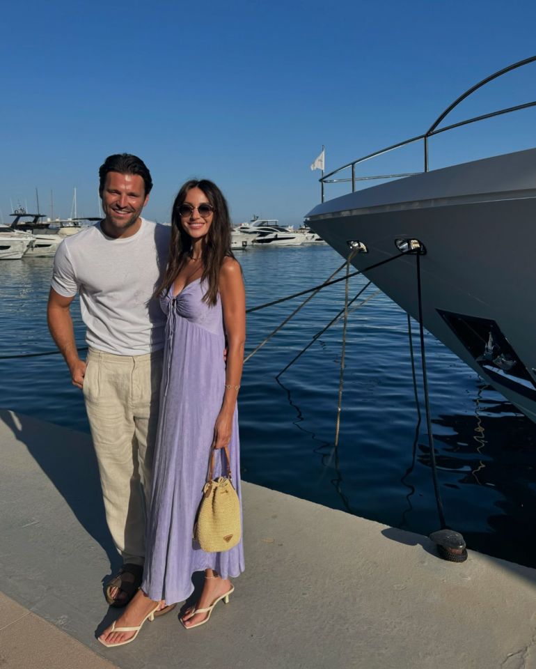 Mark Wright and Michelle Keegan on a romantic holiday in Spain.